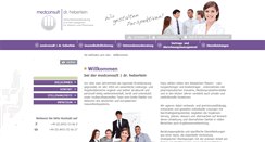 Desktop Screenshot of medconsult-heberlein.de