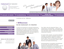 Tablet Screenshot of medconsult-heberlein.de